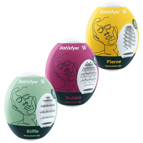 3 Masturbator Eier Riffle, Bubble & Fierce