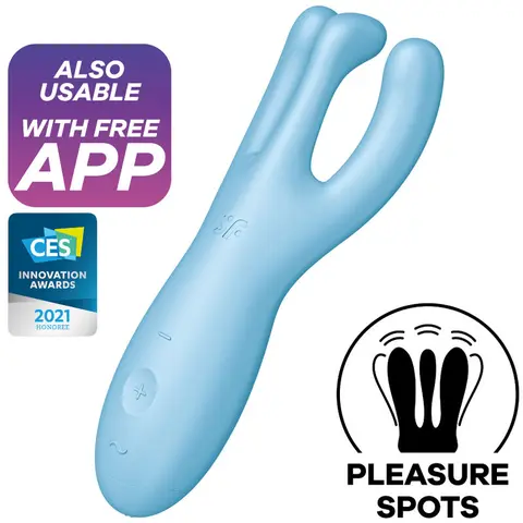 Threesome 4 Vibratorapp Blau