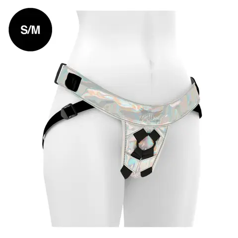 Fantasy Harness - Schillerndes Harness S/M