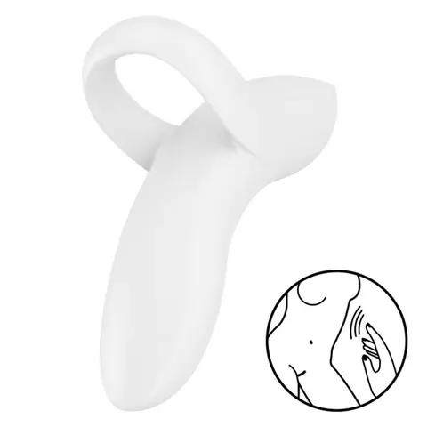 Bold Lover Fingervibrator Weiss