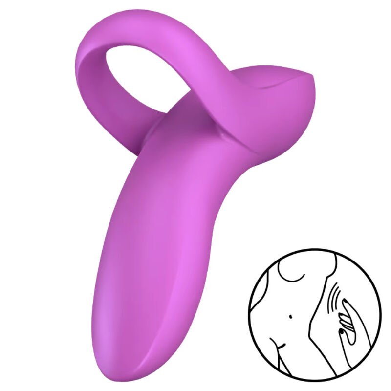 Bold Lover Fingervibrator Rosa