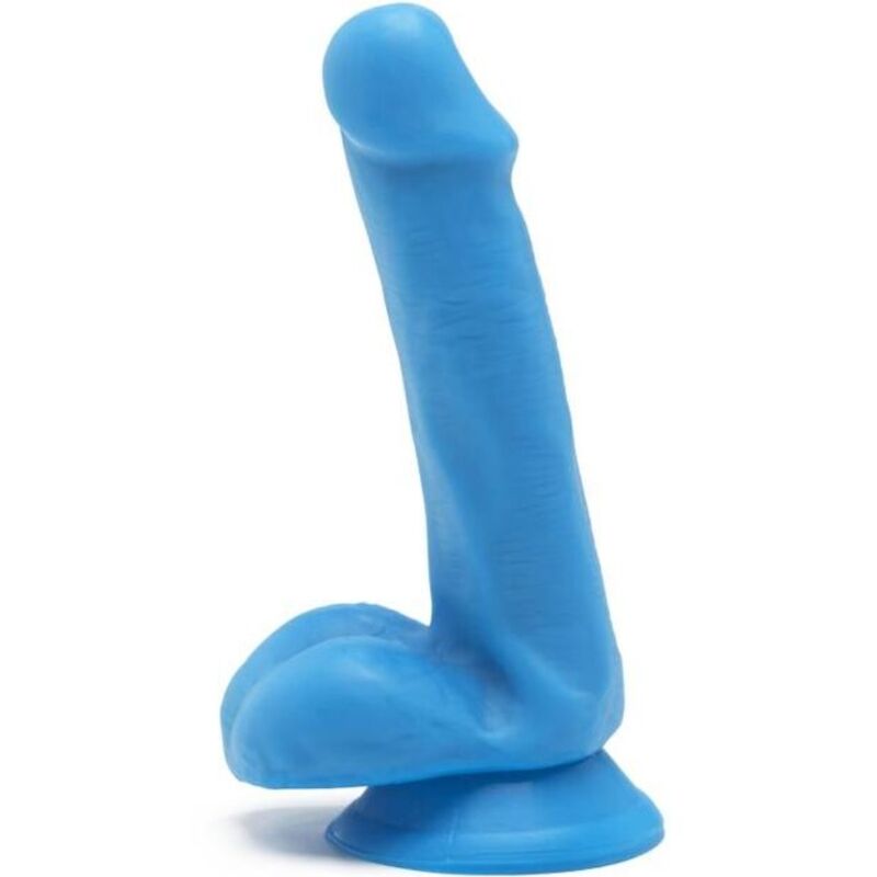 Happy Dicks Dildo 12 cm Bälle Blau
