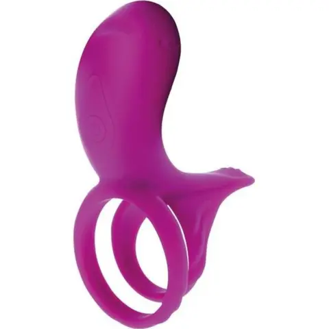Paar-Stimulatorring Fuchsia