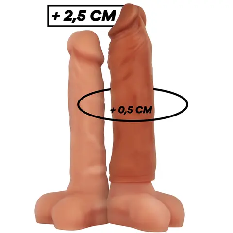 Flüssige Silikon V5 Braune Penisverlängerung