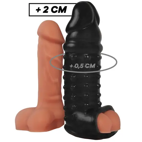 Penisverlängerung und Hülle V11 Schwarz