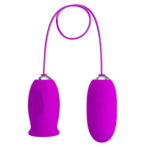 Pretty Love - Daisy Dual Egg Wiederaufladbarer Vibrator Lila