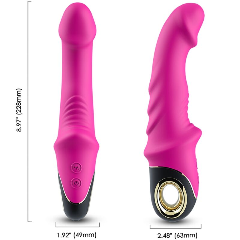 Joyblade Dildo Vibrator Rotator Fuchsia