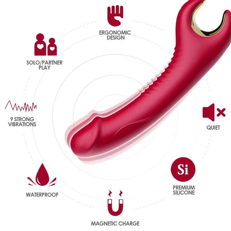 Prince Dildo Vibrator & Rotator Rot