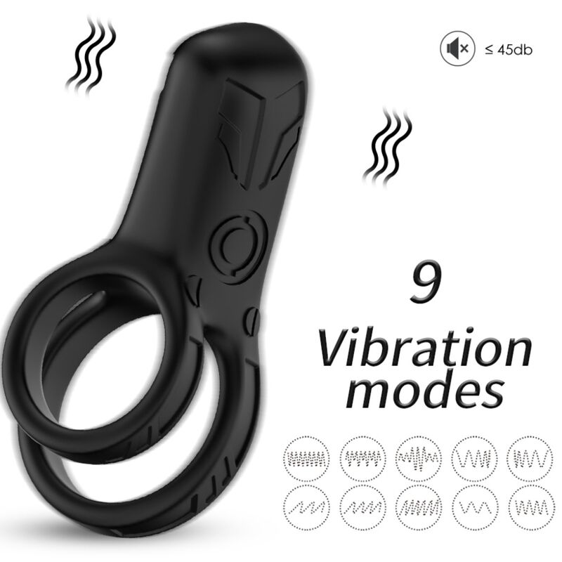 Doppelringvibrator Schwarz