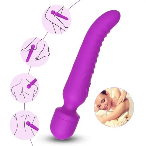 Mission Massager & Vibrator Wärmeeffekt Lila