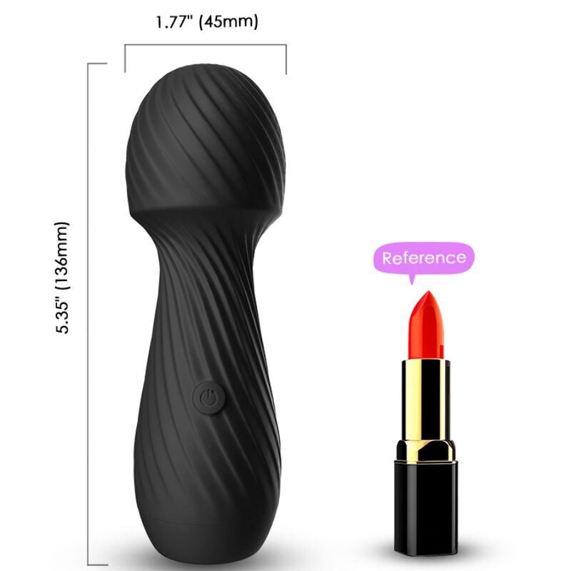 Dazzle Massager & Vibrator Klein Schwarz