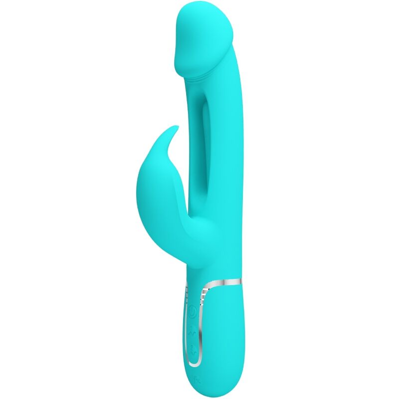 Pretty Love - Dejon Rabbit Vibrator 3 in 1 Multifunktions-Aquagrün