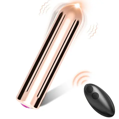 Warhead Vibrator Bullet Fernbedienung Golden 2 cm X 8,8 cm