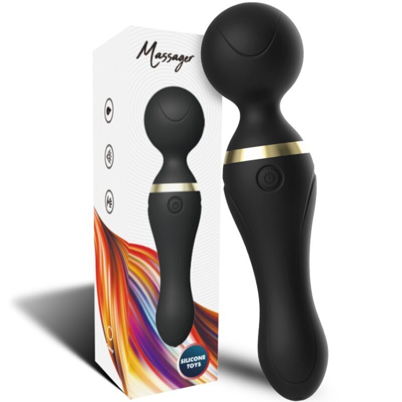 Freeza Massager & Vibrator Super Flexibler Kopf Schwarz