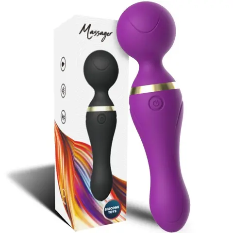 Freeza Massager & Vibrator Super Flexibler Kopf Lila