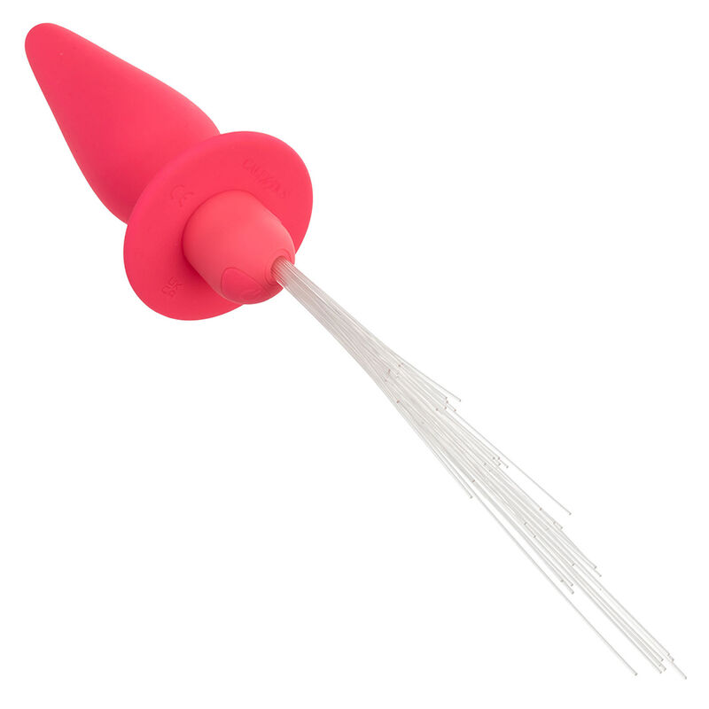 Southern Lights Light Up Leuchtende Analstecker 10 Vibrationen Silikon Rosa