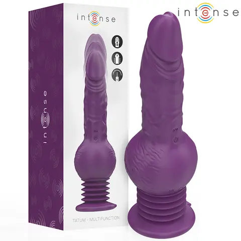 Tatum Multifunktionsvibrator mit auf- und Abvibration 24 cm Lila