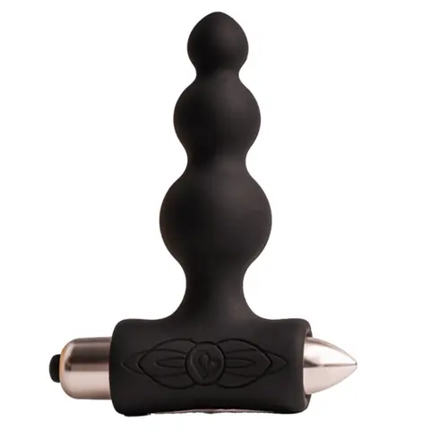 Petite Sensations Bubbles Anal Plug Vibrator Schwarz