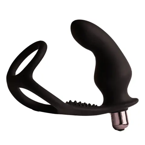 RO-Zen Rro Anal Plug mit Vibrierendem Penisring Schwarz
