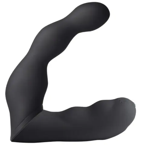 Schwarzer Prostata- und Analvibrator-Adapter