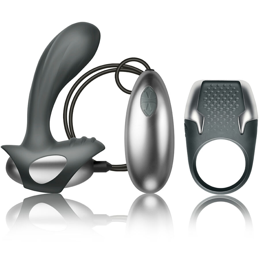Excite Kit Cock Ring + Draht-Prostatamassagegerät
