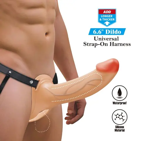 Pretty Love - Landon Vibrations-Strap-On für Hellhaut