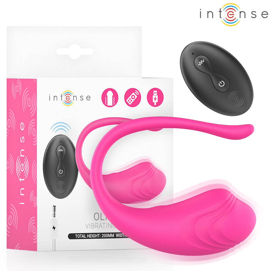 INTENSE - OLIVIA PINK VIBRATIONS-EI MIT FERNBEDIENUNG