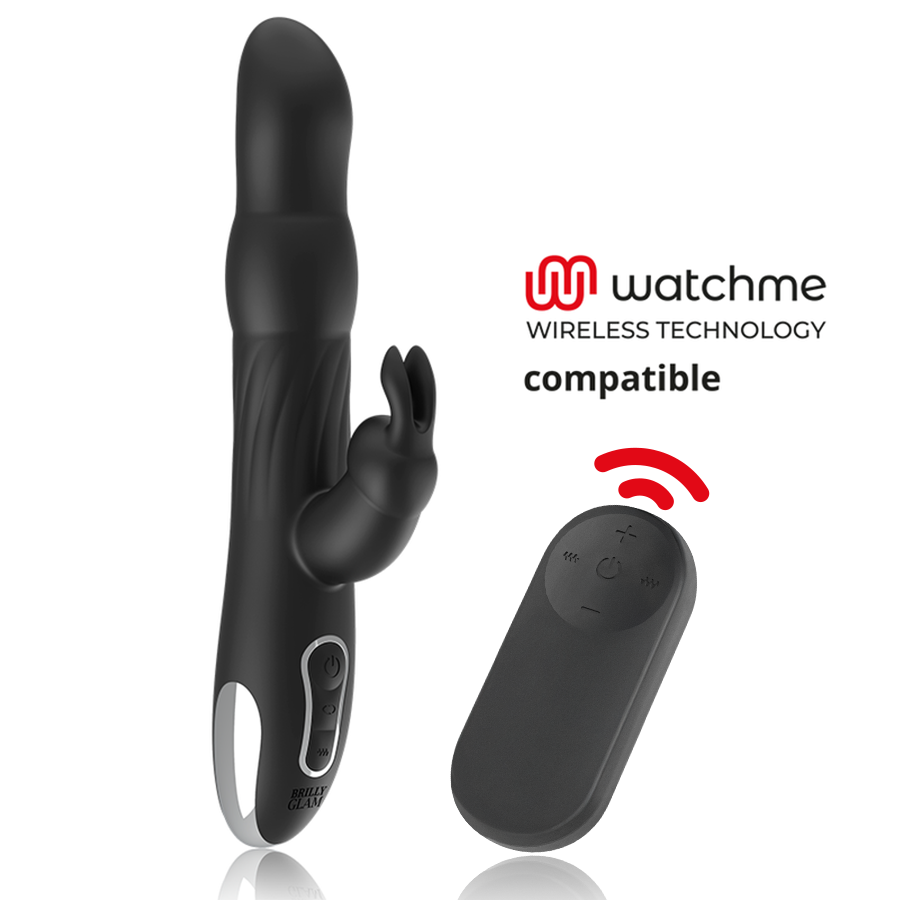 BRILLY GLAM - MOEBIUS RABBIT-VIBRATOR & ROTATOR + WATCHME-FERNBEDIENUNG