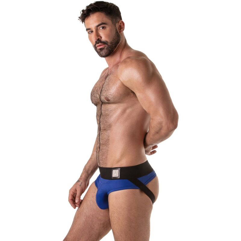 LOCKER GEAR - JOCKBRIEF MIT BREITEM BUND, BLAU, S