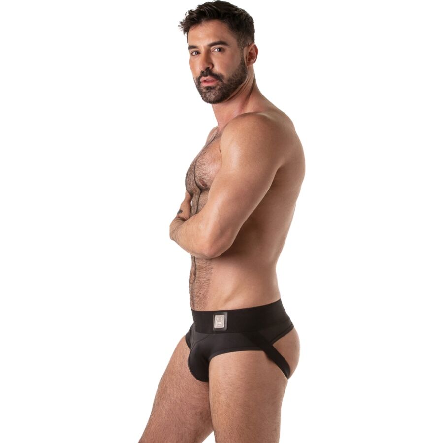LOCKER GEAR - JOCKBRIEF MIT BREITEM BUND, SCHWARZ, XL