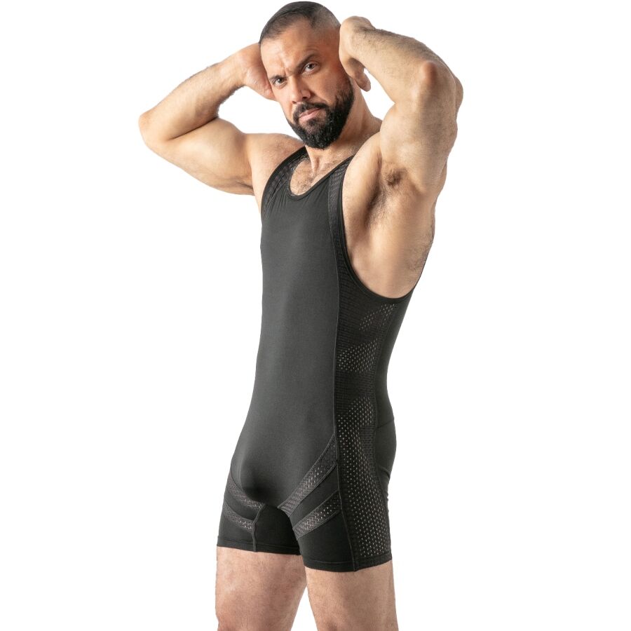 LOCKER GEAR - OPEN ACCESS SINGLET SCHWARZ XL