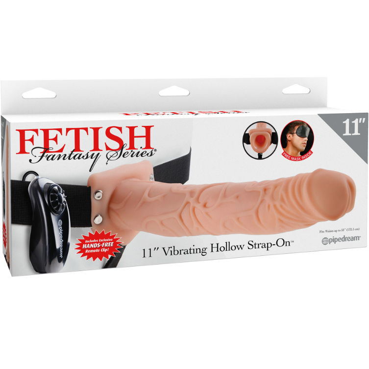 11 Hollow Strap-On Vibrieren mit Bllen 27,9 cm Fleisch