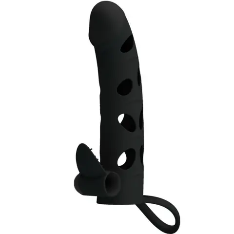 Pretty Love - Silikonhülle mit Vibration 15,2 cm