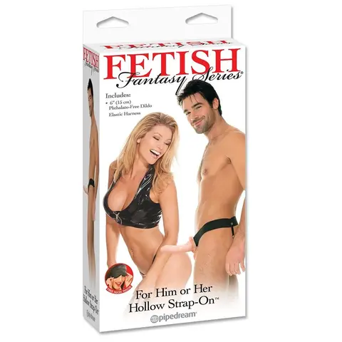 Flesh Verstellbares Hohlgeschirr Strap on 15 cm