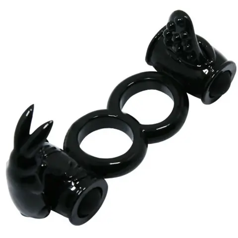 Sweet Ring Doppelring mit Doppelhasen