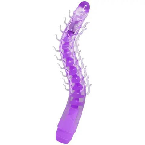Flexi Vibe Sensual Spine Biegbarer Vibrierdildo Flieder 23,5 cm