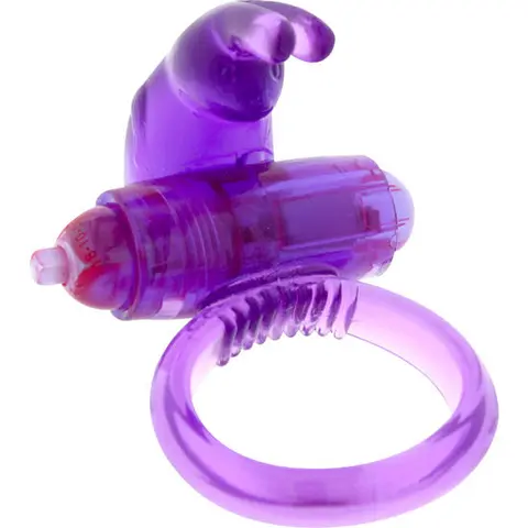 Lila Silikon-Vibratorring